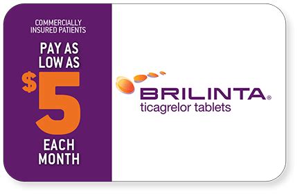 brilinta smart card canada|Brilinta tablets customer service.